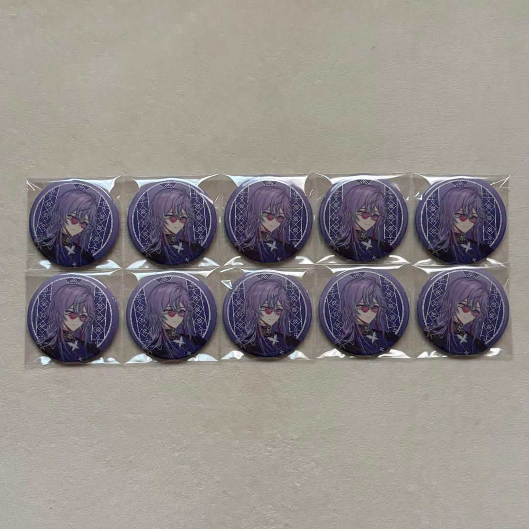 Dytica 2周年 にじさんじ ランダムグリッター缶バッジ 星導ショウ 等身