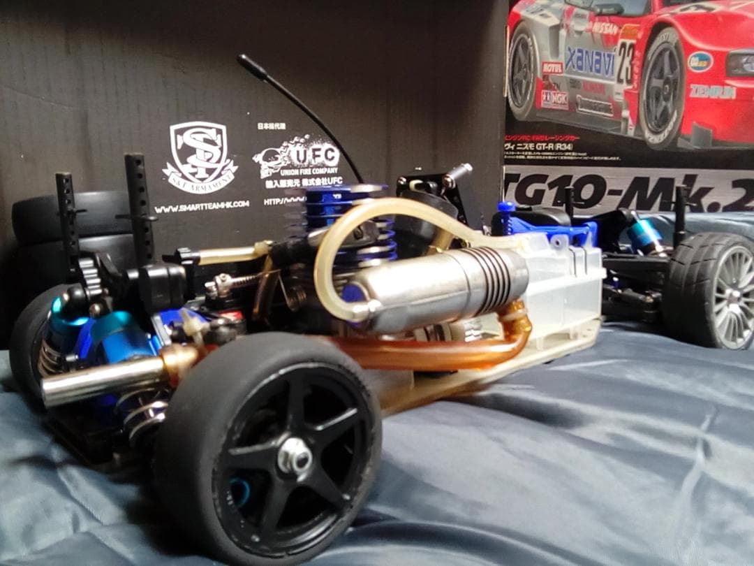 ⭐タミヤ⭐TG10-Mk.2SG Xanavi Nismo GT-R (R34)
