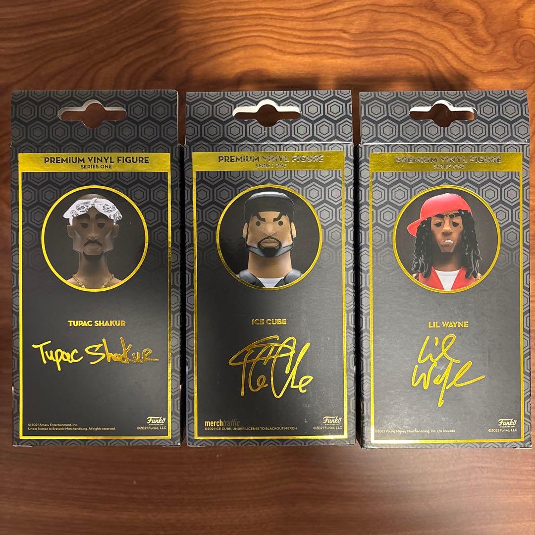 Funko製　TUPAC ICE CUBE LIL WAYNEフィギュア　未開封