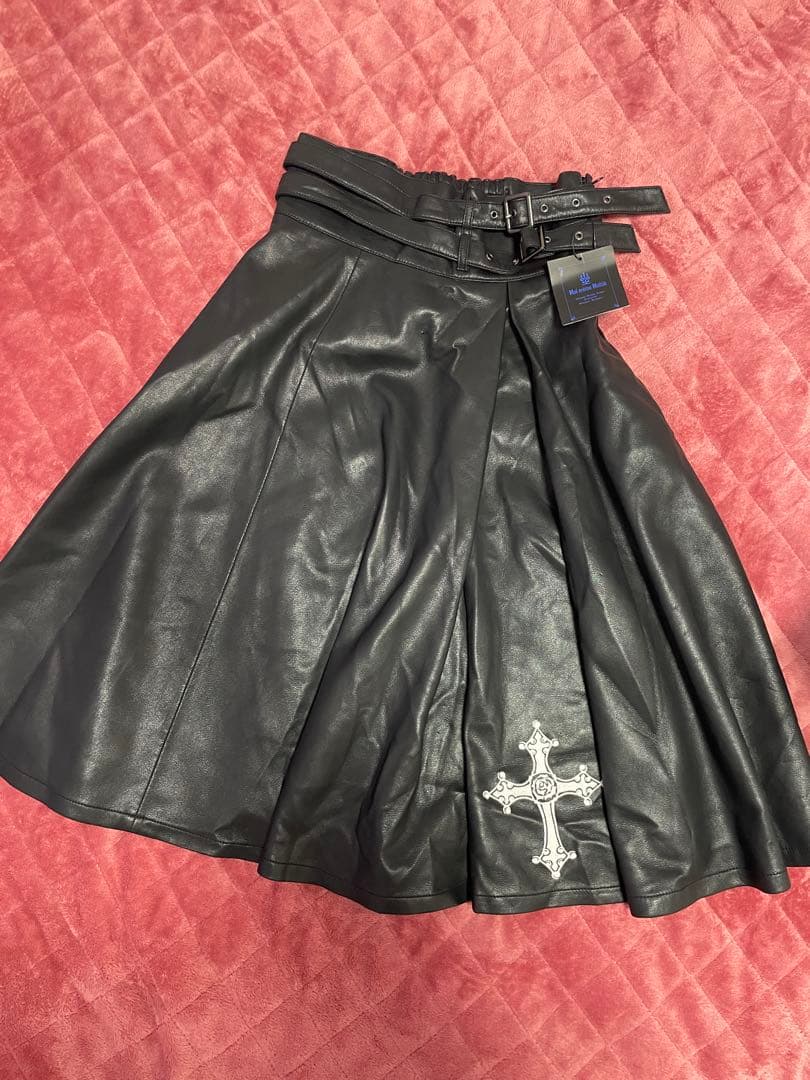 クロスローズ合皮スカート(サンプル品)