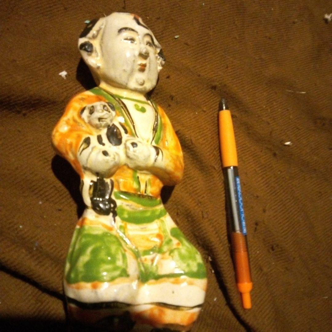 中国陶磁器　宋磁州窯　人形