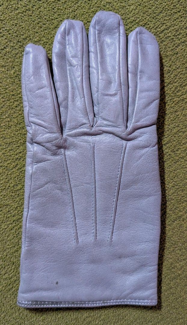 MEROLAメローラ 本革手袋 希少6.5 グレー イタリア