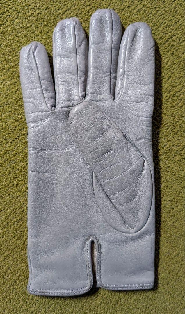 MEROLAメローラ 本革手袋 希少6.5 グレー イタリア