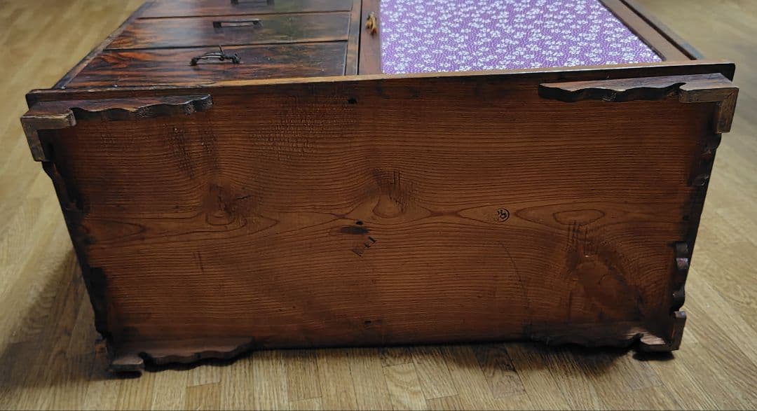 昭和 レトロ アンティーク ヴィンテージ 古道具 箪笥 引き出し ガラス戸棚