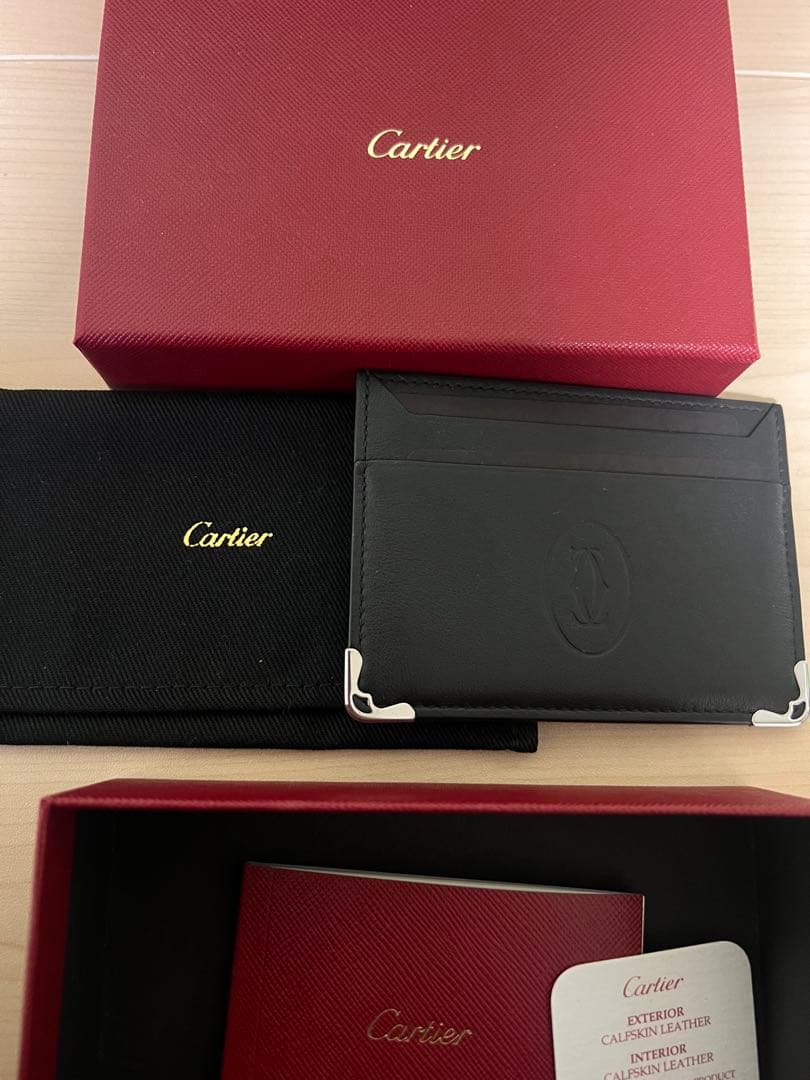 Cartier カードホルダー マスト ドゥ カルティエ」ダブルカードホルダー