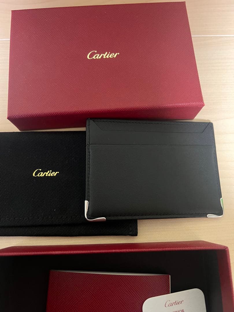 Cartier カードホルダー マスト ドゥ カルティエ」ダブルカードホルダー
