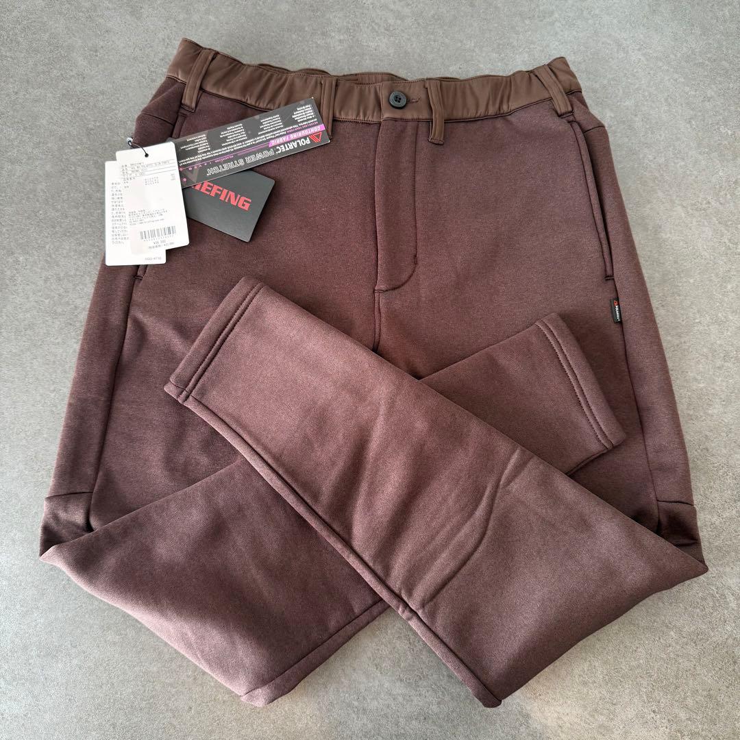 ☆新品未使用☆ブリーフィング ポーラテックスリムパンツ ブラウン S
