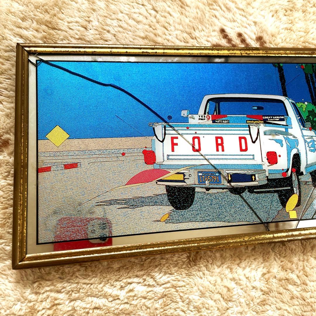 【当時モノ 希少】EIZIN SUZUKI 鈴木英人 インテリア ミラー