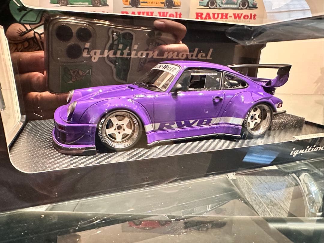 Toyosan 専用 RWB930 イグニション1/18 パープル
