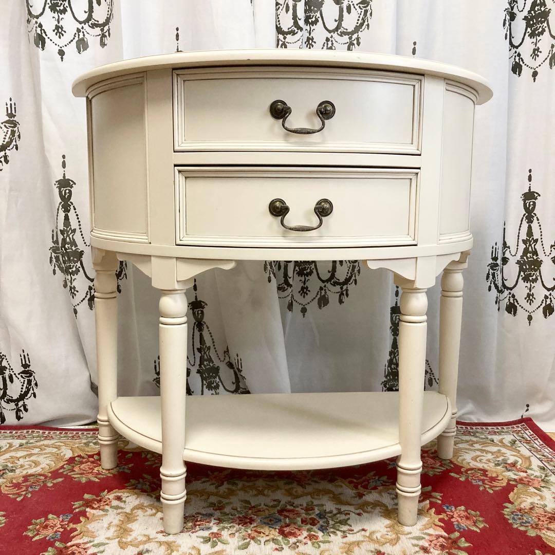 ローラアシュレイ クリフトン ハーフムーン チェスト サイドテーブル 家具