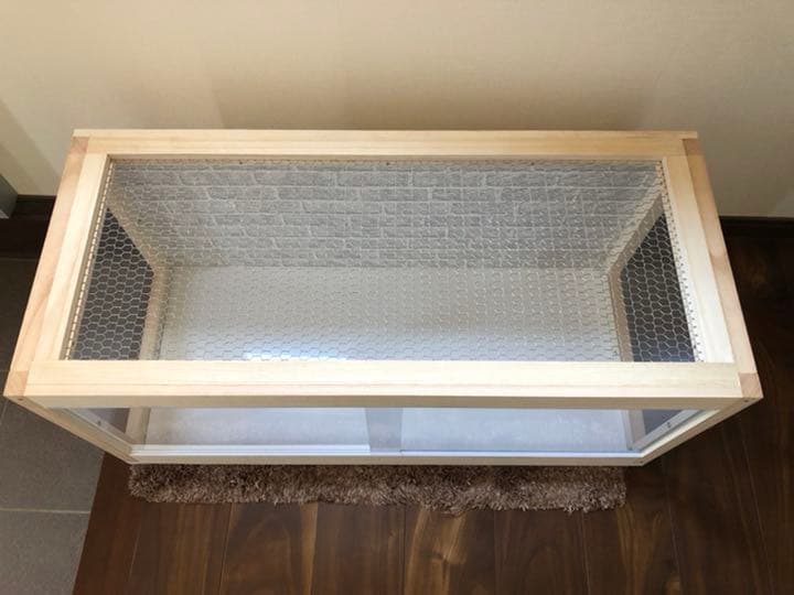 新品　木製ケージ　ハリネズミ　ハムスター　小動物　広葉樹　カスタムベースにどうぞ