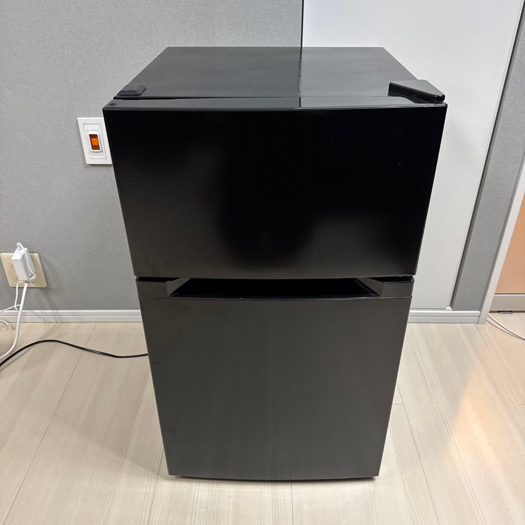 最安値 早い者勝ち！美品 アイリスオーヤマ 冷蔵庫 PRC-B092D-B 黒
