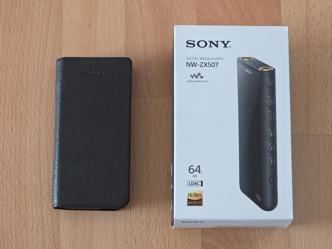 SONY ウォークマン NW-ZX507　専用レザーケース＋おまけ付き