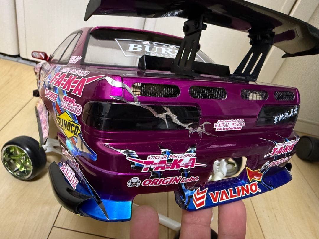 アディクション　シルビアs13 d1 2024年仕様　ホイール、スポイラー付き