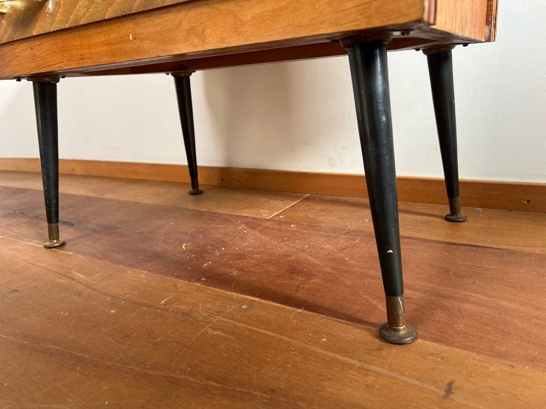 【Jasmine】ビンテージ 裁縫 ソーイング 収納テーブル