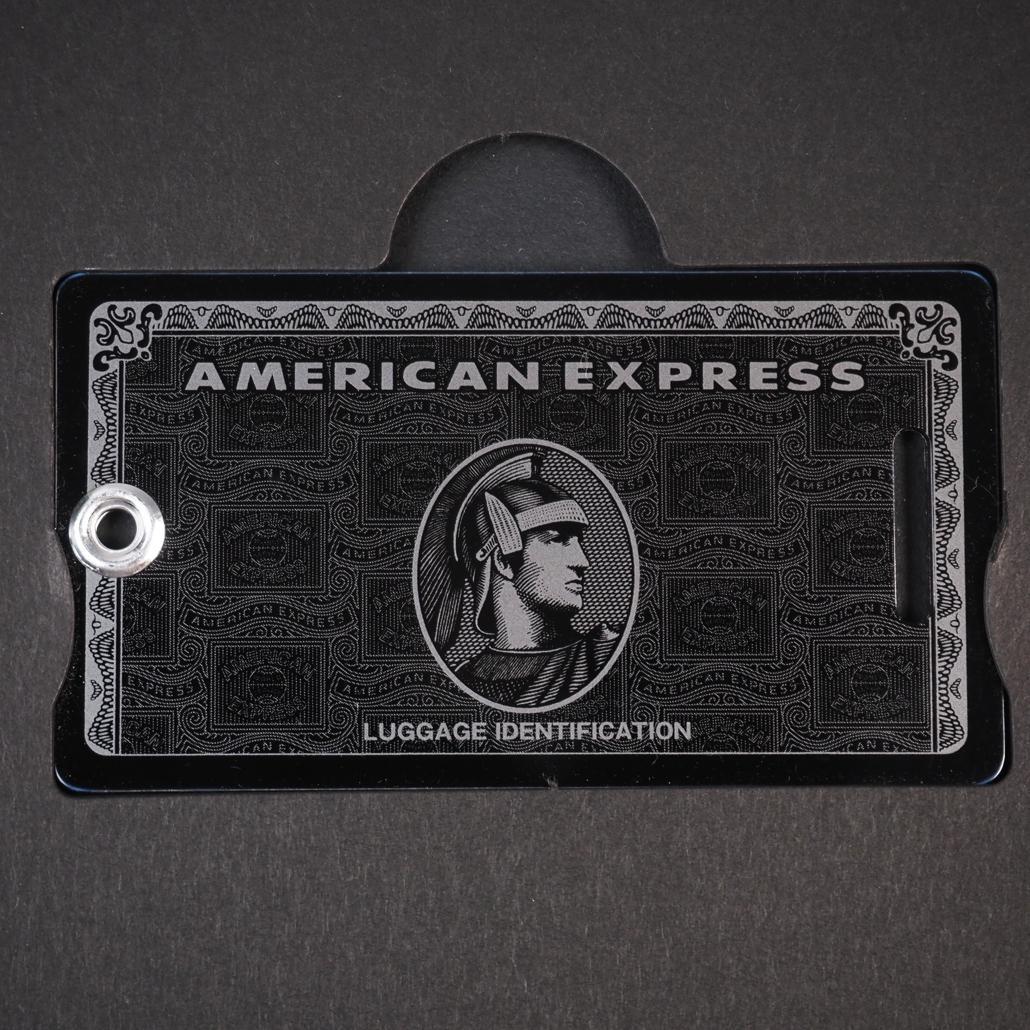 未使用品 AMEX センチュリオン ブラックカード会員専用 ネームタグ 非売品