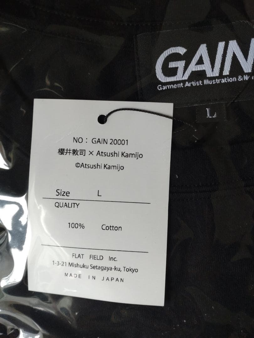 再販終了 新品 バクチク BUCK-TICK 櫻井敦司x上條淳士 Tシャツ(L