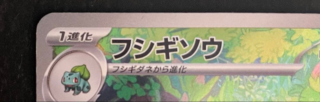 フシギバナex SAR 進化ライン AR3枚セット