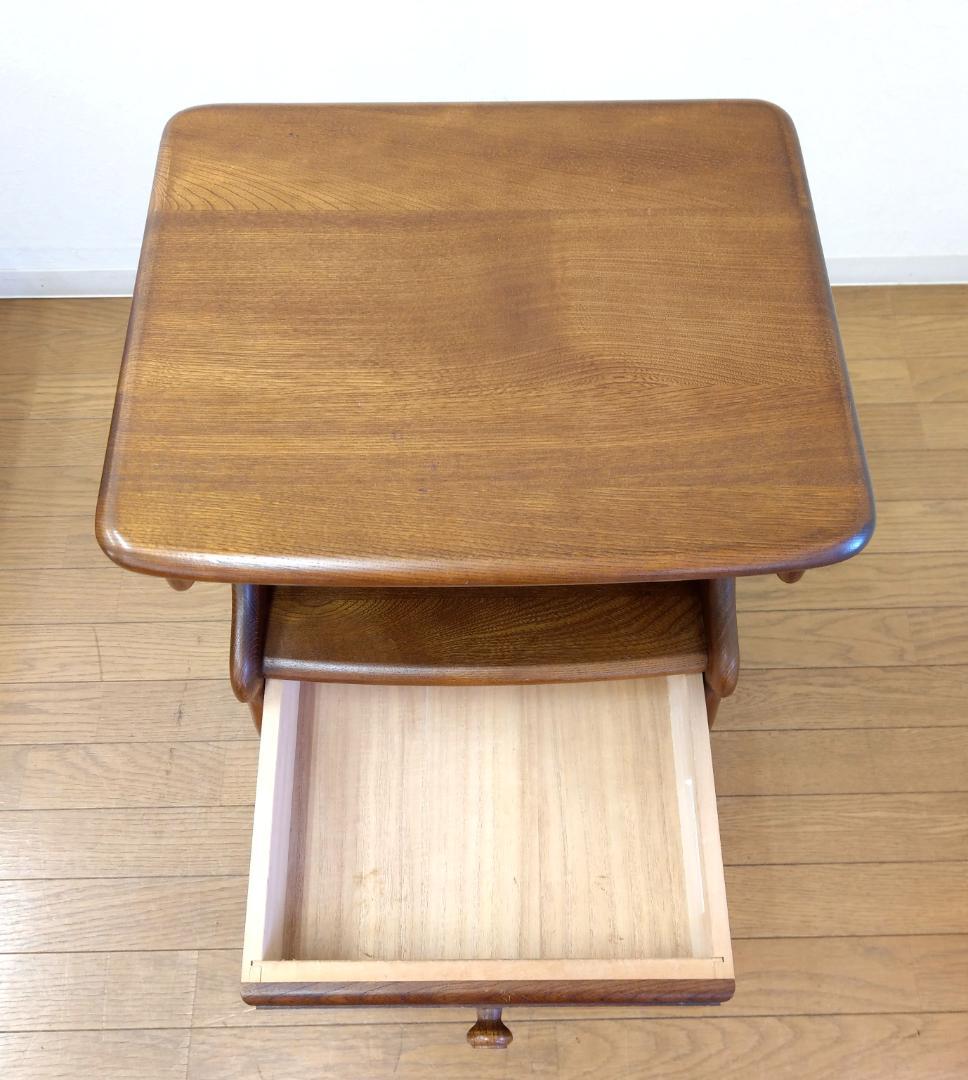 美品 カリモク コロニアル コンソールテーブル キャビネット 収納 飾り台