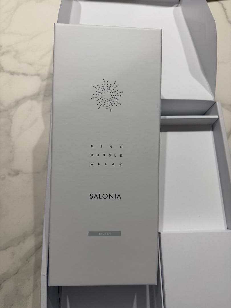 SALONIA ファインバブルクリア シャワーヘッド