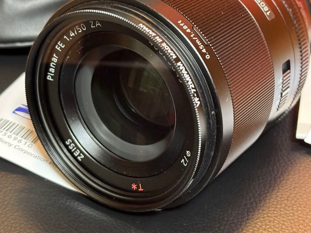 美品！SONY FE 50mm F1.4 ZA レンズ