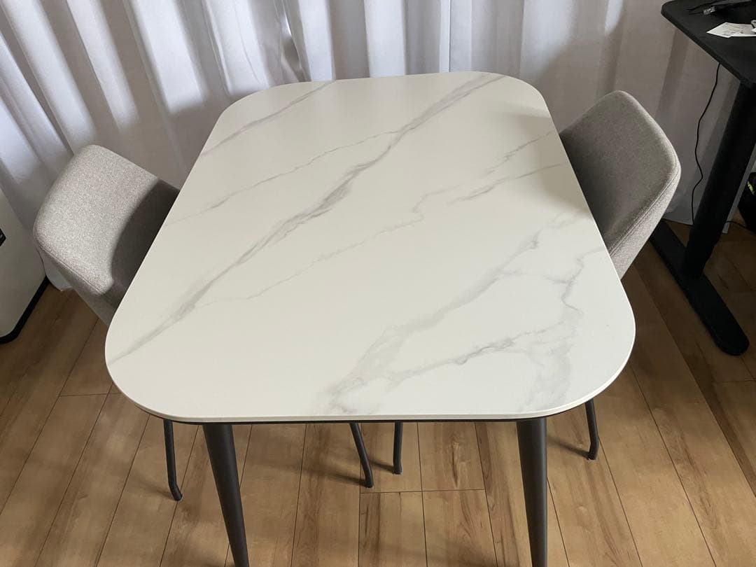 【セット販売必須】ニトリ マーブル模様 ダイニングテーブル