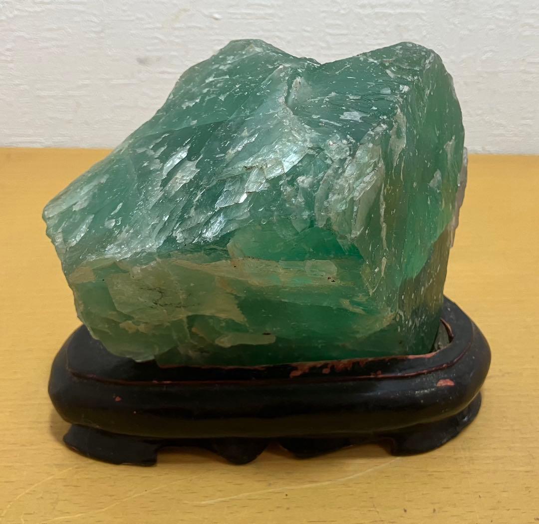 【置物】グリーンフローライト 蛍石 鉱石 開運 幸運 フローライト原石 天然石