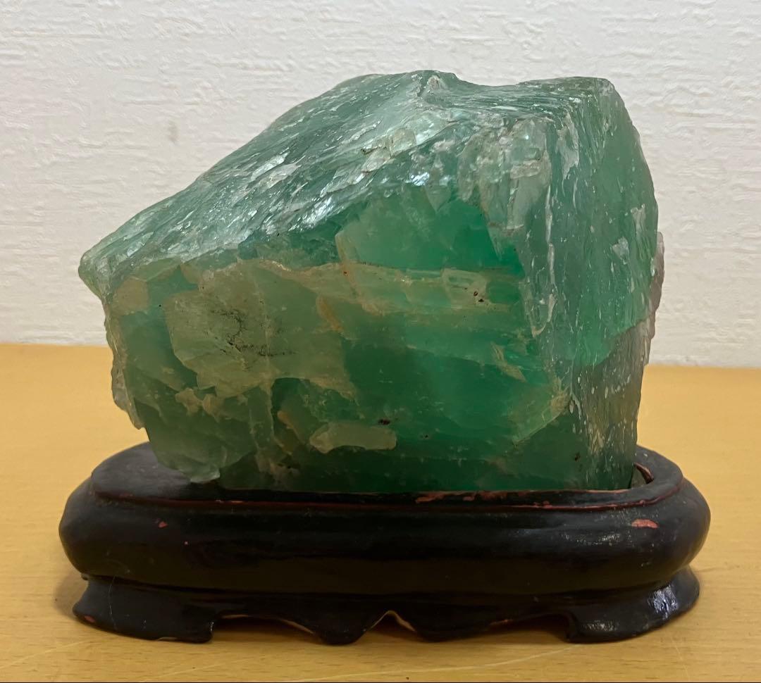 【置物】グリーンフローライト 蛍石 鉱石 開運 幸運 フローライト原石 天然石