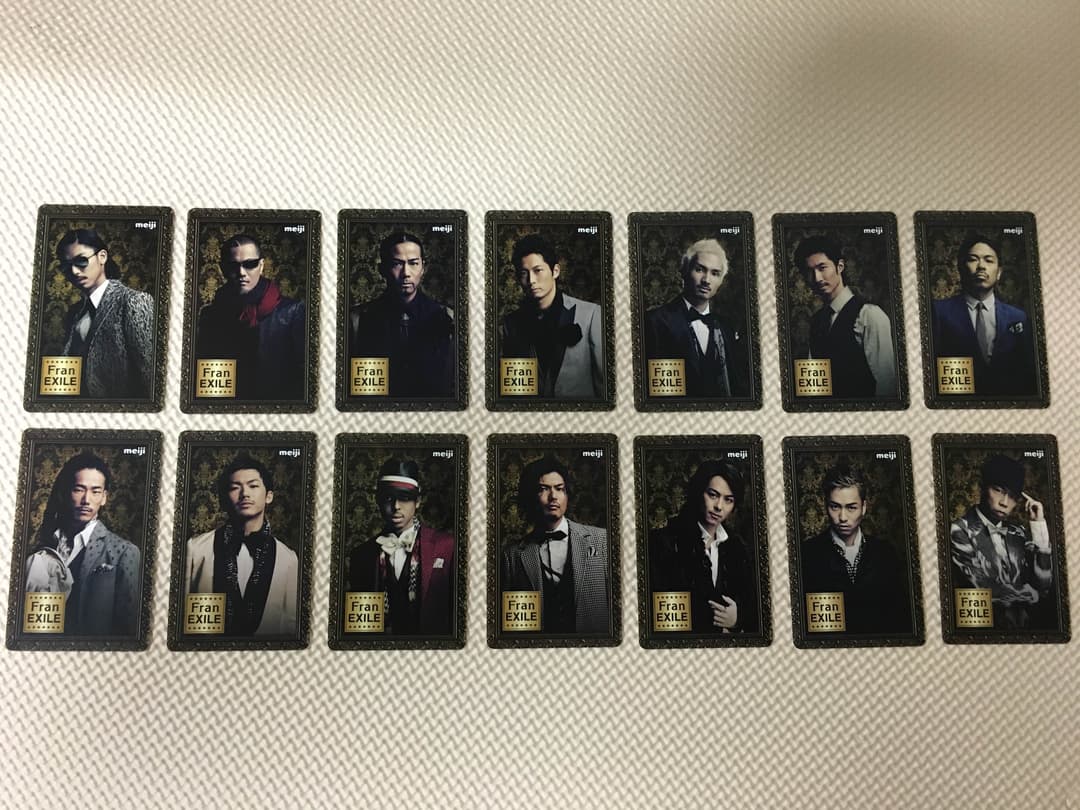 【非売品・新品】EXILE(2009) 全メンバー 音楽ギフトカード 一式