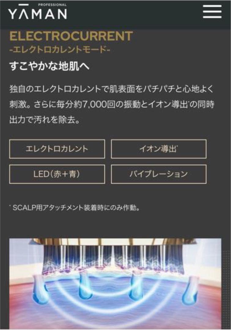 YA-MAN ヴェーダスカルプブラシ