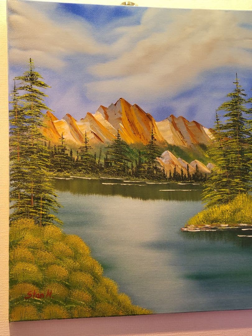 絵画 Brown Mountain