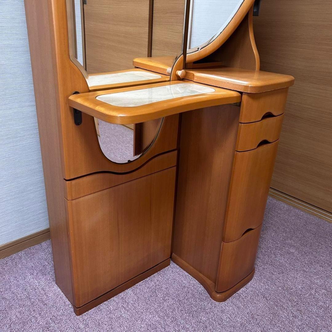 大塚科学　大塚家具　ドレッサー　鏡台　姿見　化粧台　収納テーブル