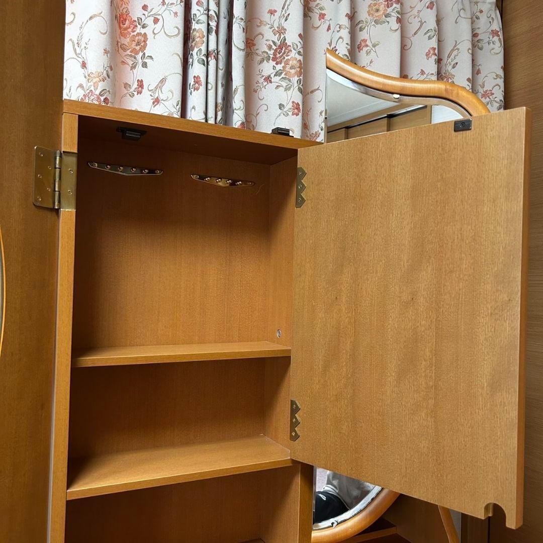 大塚科学　大塚家具　ドレッサー　鏡台　姿見　化粧台　収納テーブル