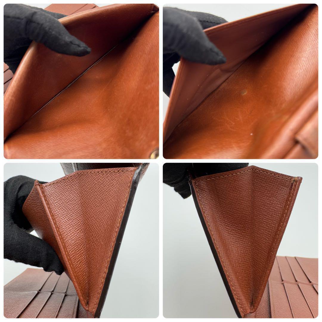 美品✨️ルイヴィトン　モノグラム　インターナショナル　三つ折り財布　財布