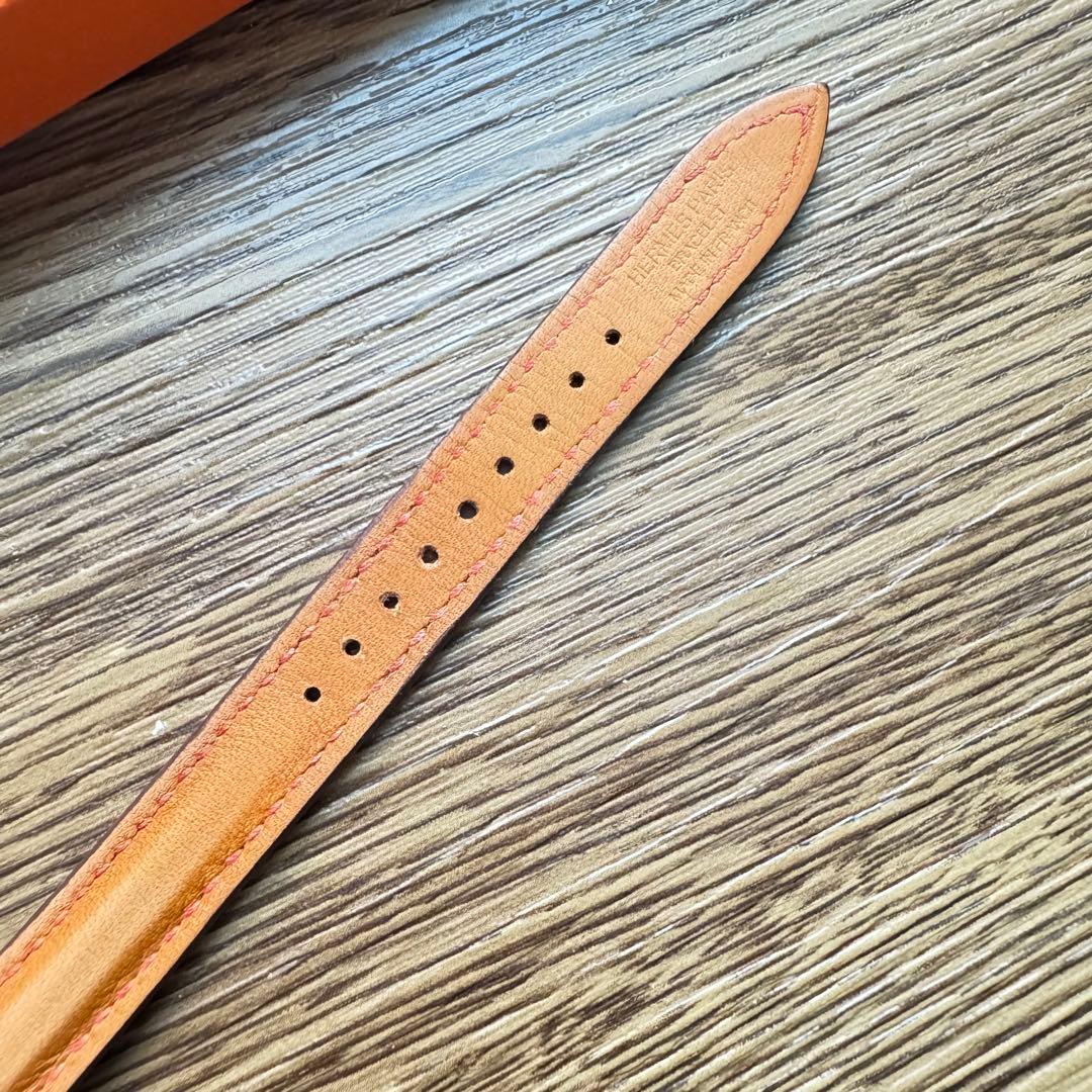 2470 Apple Watch エルメス　ルージュドゥクール　二重　レザー