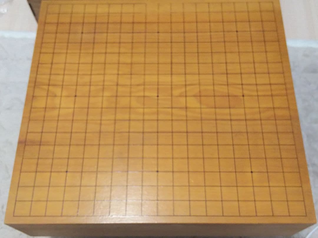 ●(囲碁道具 ）碁盤 碁石 囲碁セット 那智黒 本蛤/碁笥 桐覆い付