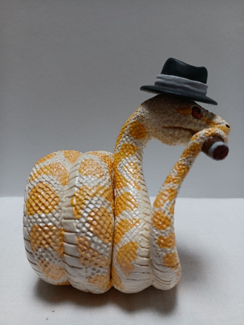 朝隈俊男さん　2013年　干支指人形　巳　み　フィギュア　７センチ　サイン入り