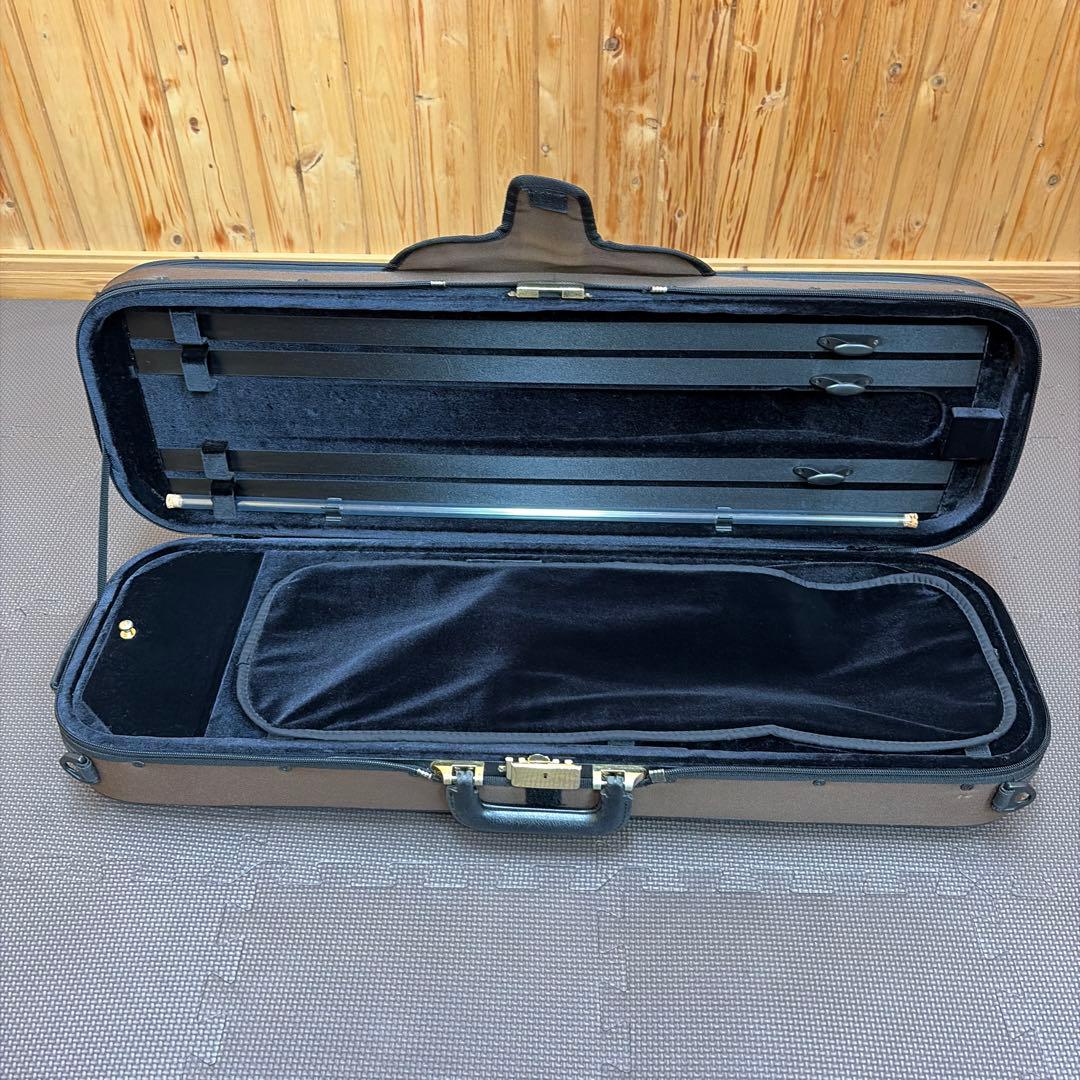 Super Light バイオリン ケース 4/4サイズ ブラウン 軽量