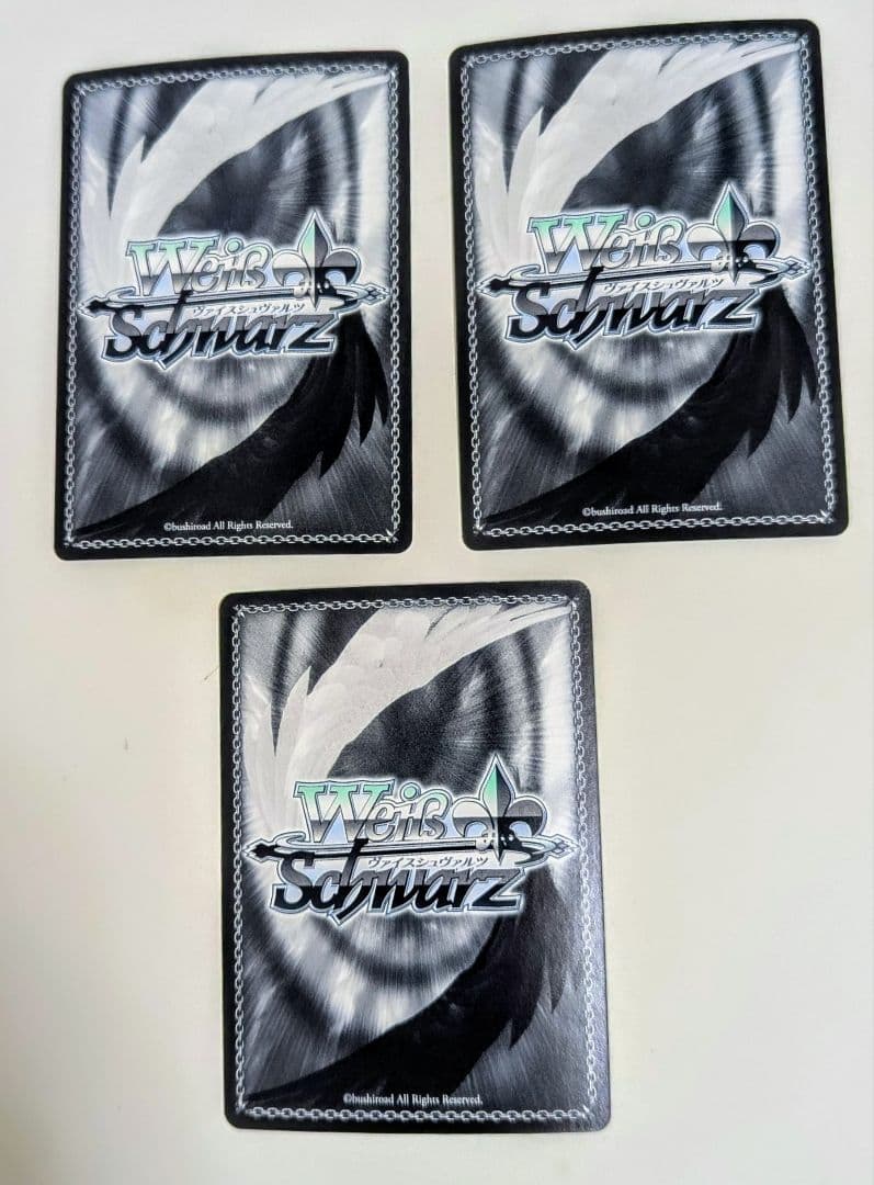 ヴァイスシュヴァルツ　WS　至高の音楽　ロック　SSP サイン　３枚　最終値下げ