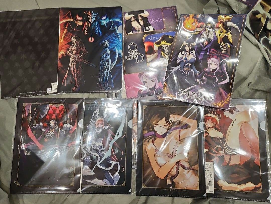 オーバーロード クリアファイル セット 新品・未使用