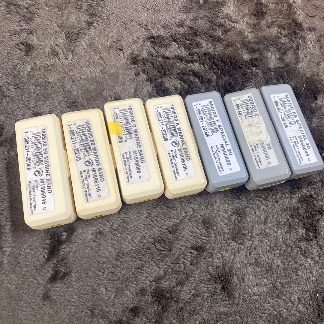 Hohner ブルースハープ ハーモニカ 7個セット