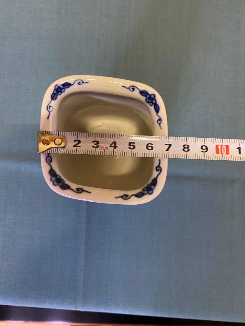 ⭐️本日限定⭐️茶道具/火入 林淡幽 『染付山水菱』五山窯