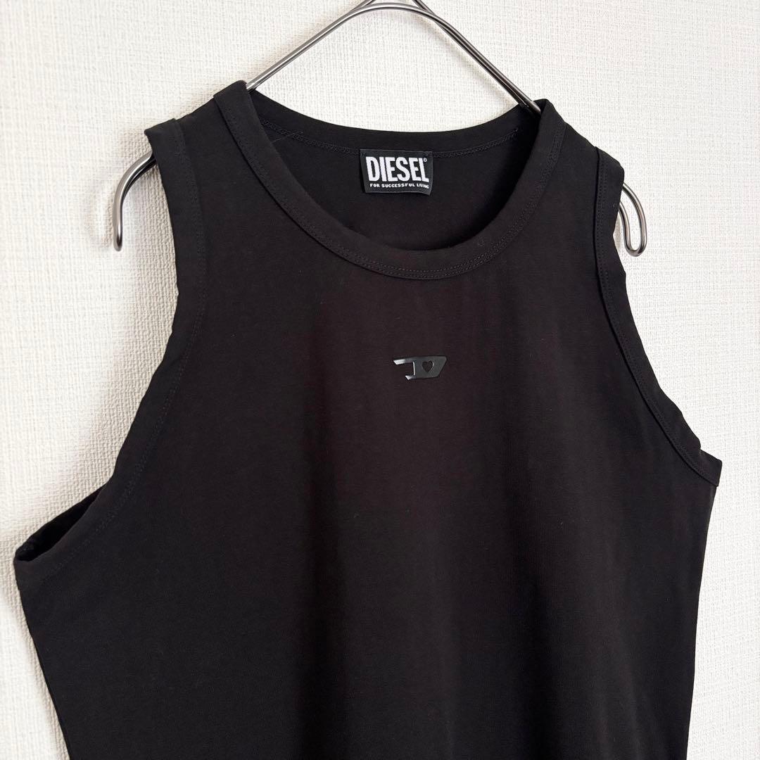 02046-4 DIESEL ディーゼル　タンクトップ　Dロゴ　ハート