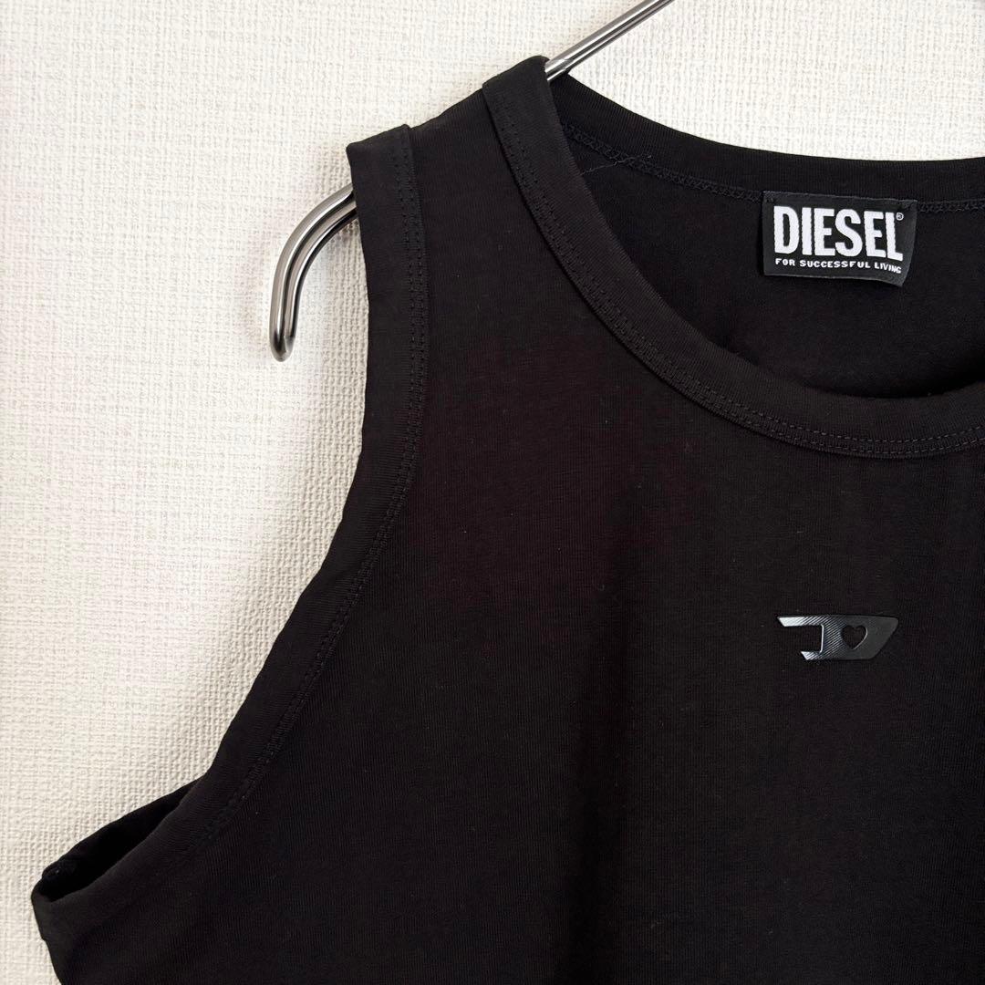 02046-4 DIESEL ディーゼル　タンクトップ　Dロゴ　ハート