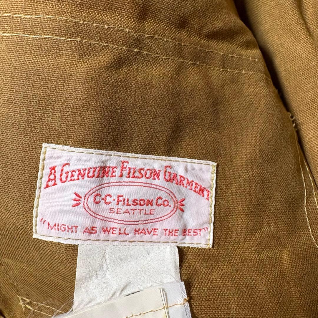 90s FILSON フィルソン USA製 620オイルドコットン ジャケットM