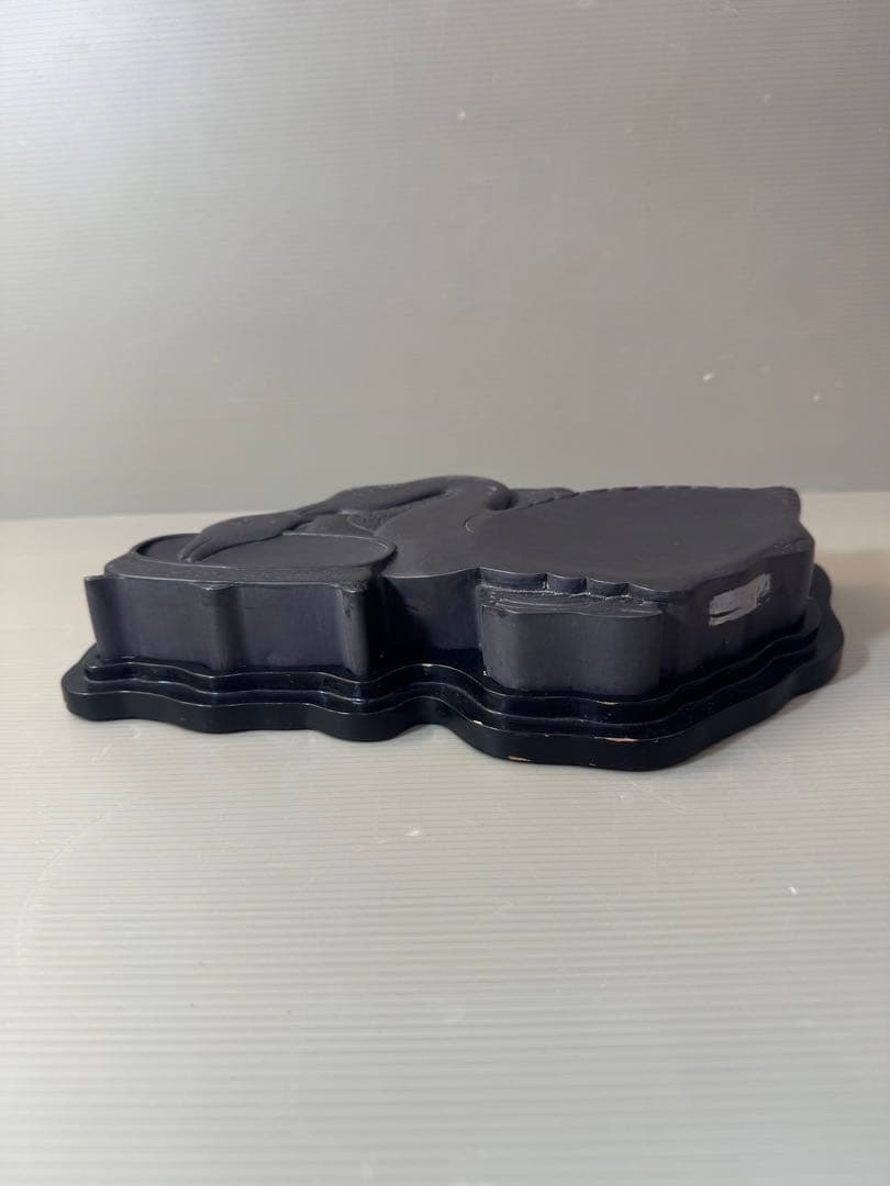 2706 中国古硯　鴛鴦文　時代物