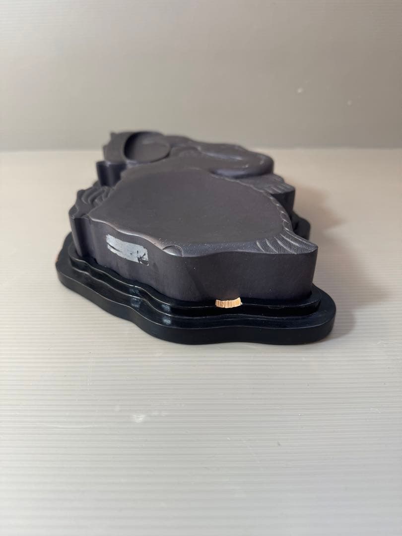 2706 中国古硯　鴛鴦文　時代物