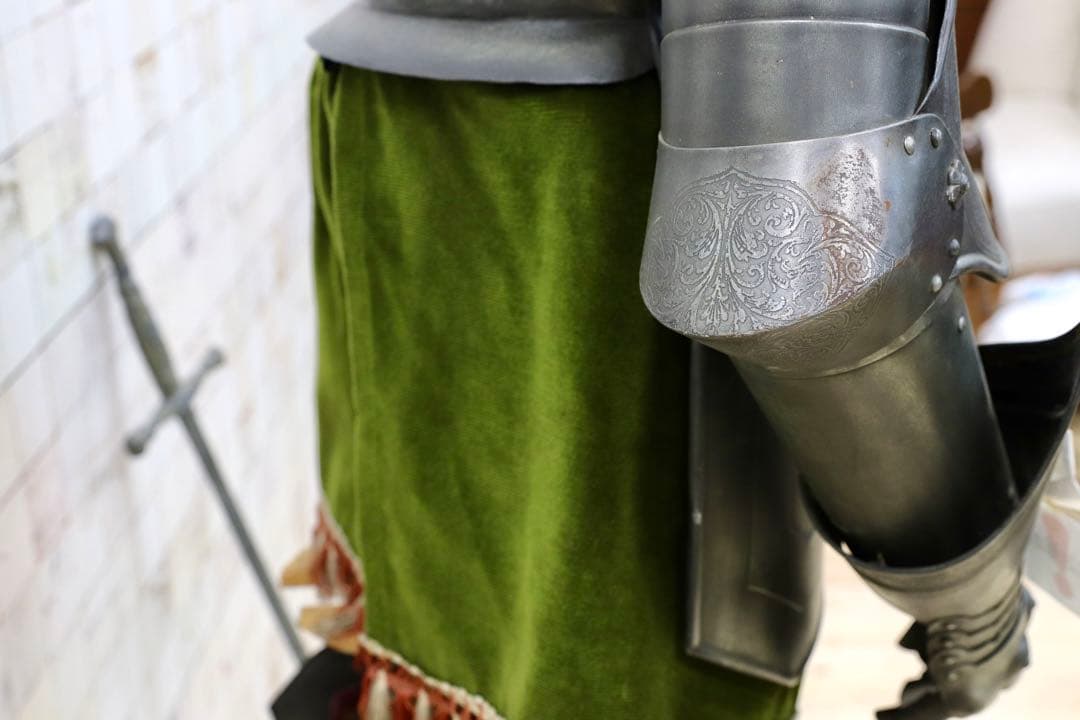 GMFH356○フランス製 アンティーク 甲冑 置物 オブジェ 西洋 195