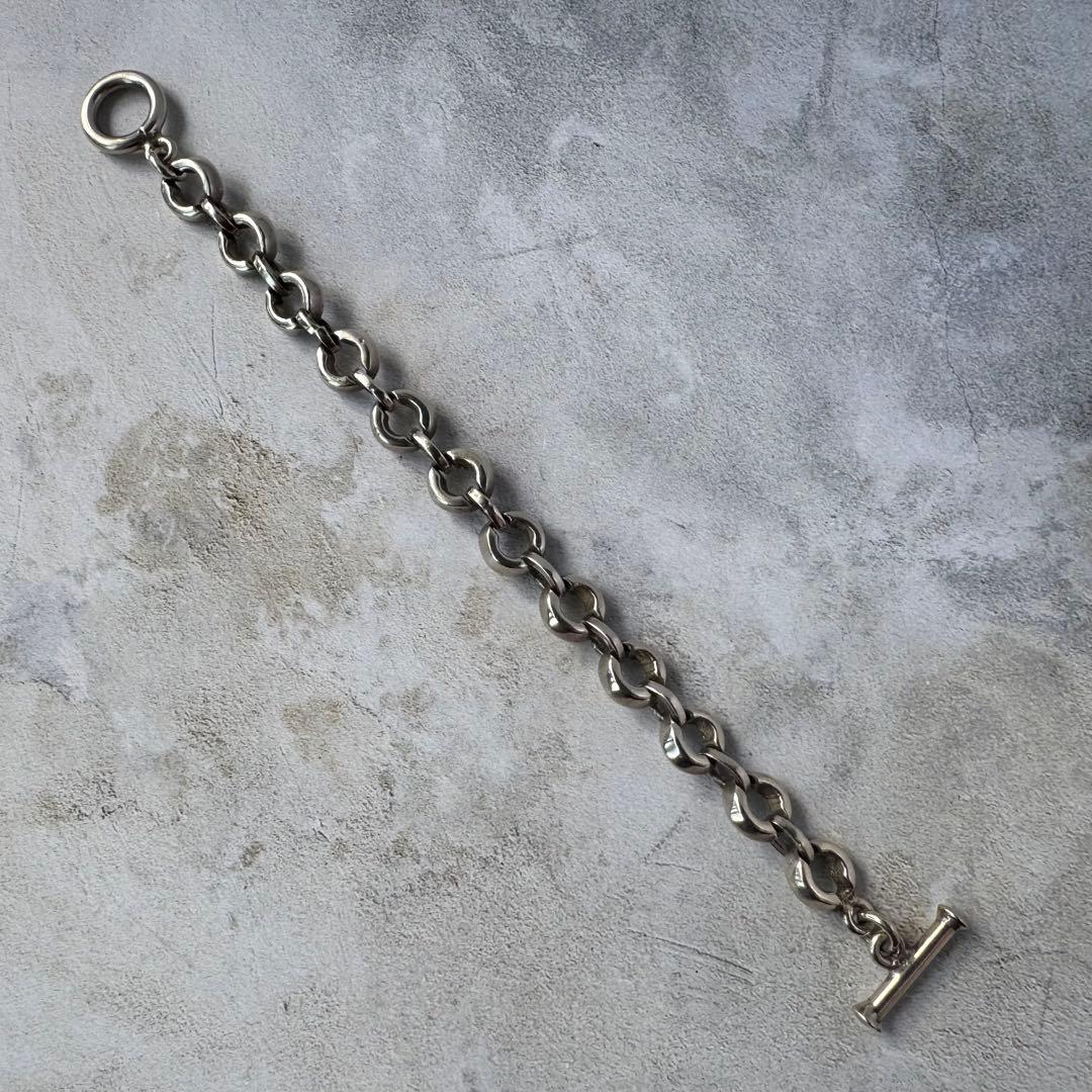 ヴィンテージ チェーンリンクブレスレット シルバー925 メキシコ製