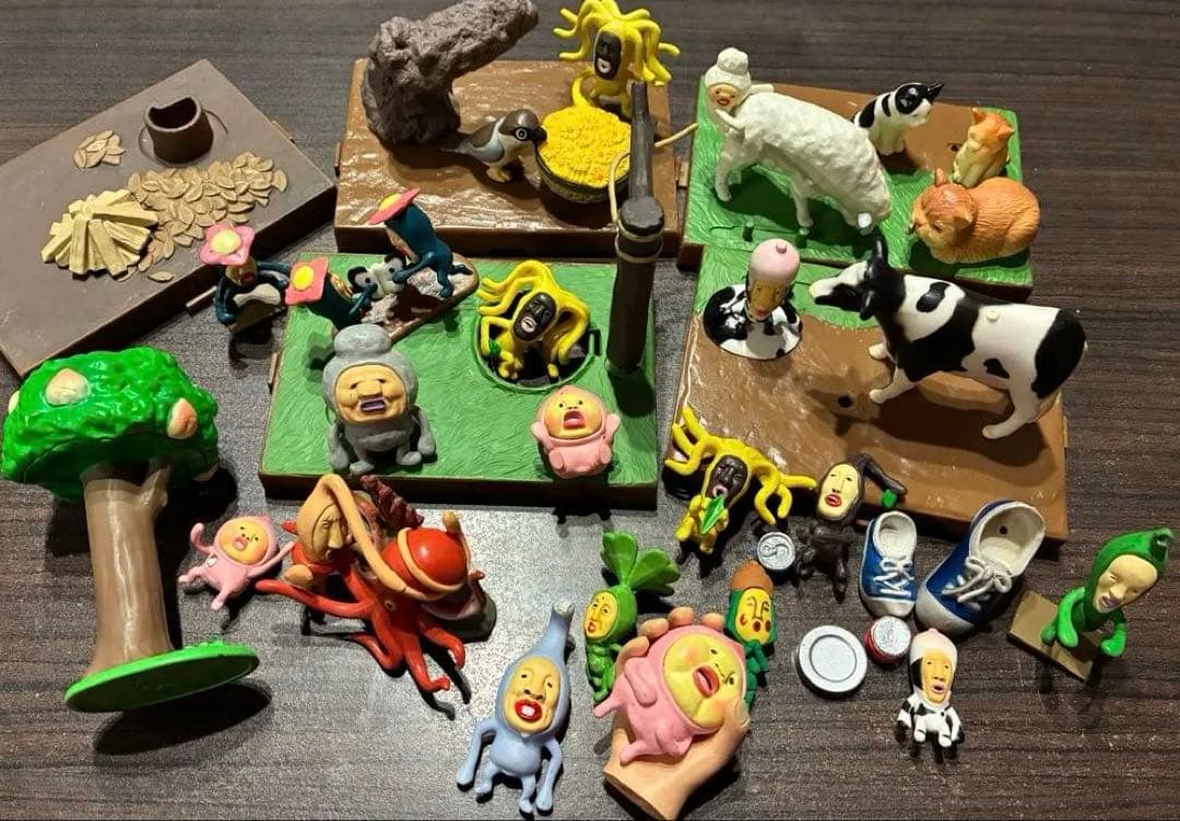 19体+付属品 まとめ売り 初期シリーズ こびとづかん キャラクター フィギュア